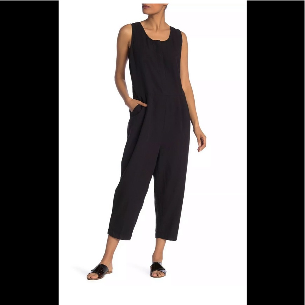 Eileen Fisher organic crepe jumpsuit